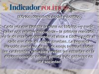 México: terremoto social y político: Carlos Ramírez