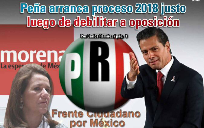 Peña arranca proceso 2018 justo luego de debilitar a oposición: Carlos Ramírez