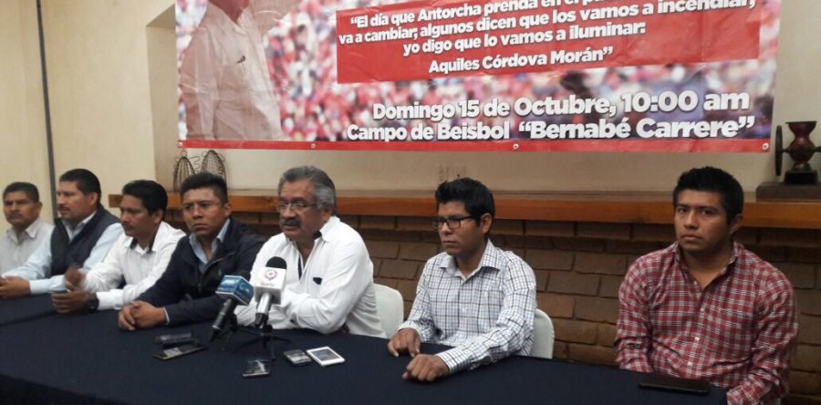 Amenazan antorchistas con marcha para exigir 196 obras sociales