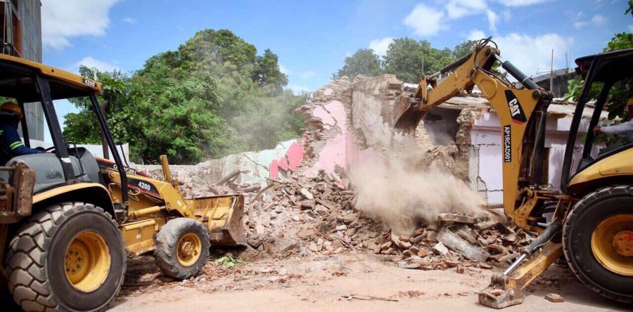 Inicia Gobierno demolición de viviendas afectadas por sismos: AMH
