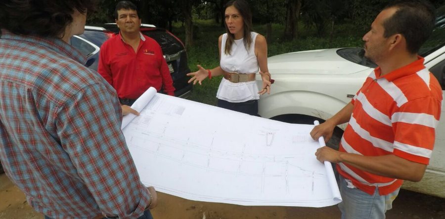 Se reconstruye obra pública en Santo Domingo Ingenio y Matías Romero