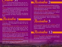 Invita  Suchilquitongo a sus actividades con motivo de los fieles difuntos
