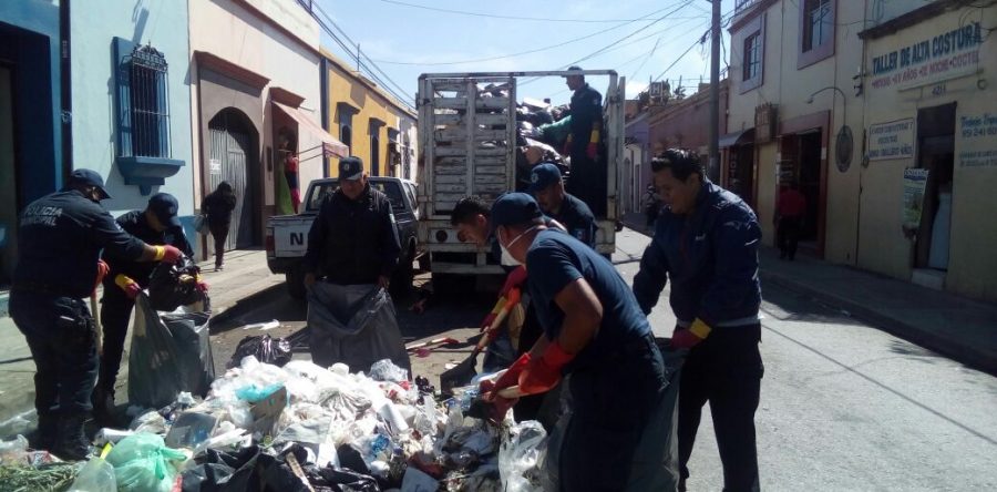 Continúan acciones de limpieza en la capital