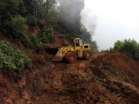 Atiende CAO derrumbes por intensas lluvias en Sierra Sur y Sierra Norte