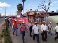 Marcha Antorcha Campesina en Oaxaca