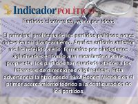 Partidos electorales, ya no por ideas: @carlosramirezh