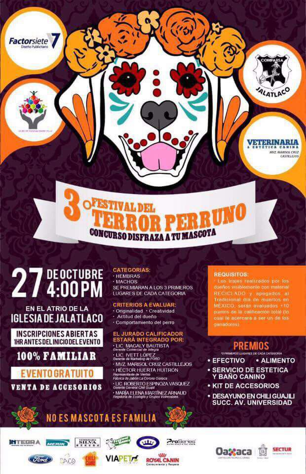 Anuncian el 3er. Festival del Terror Perruno