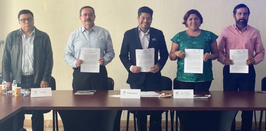 Firma de acuerdo para la conservación y saneamiento de los ríos Atoyac y Salado