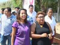 Mariana Benítez supervisa obras que gestionó ante el PEF 2017 para municipios del Istmo