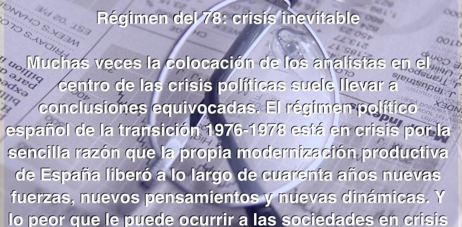 Régimen del 78: crisis inevitable: Carlos Ramírez