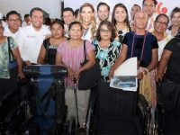 Encabeza Ivette Morán de Murat, gira de trabajo “Juntos” en la región del Istmo