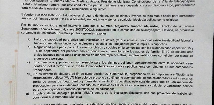 El abuso de autoridad de la 22: Horacio Corro Espinosa