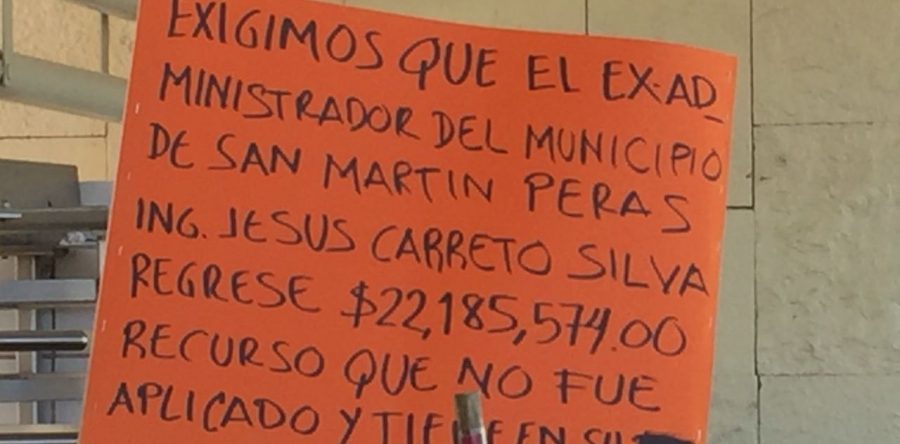 Roba exadministrador de Peras más de 22 mdps