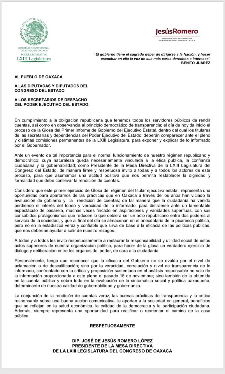 Arranca proceso de rendición de cuentas de funcionarios muratistas
