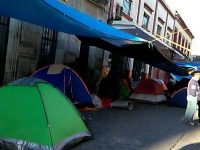No cesan maestros y normalistas en jornada de lucha