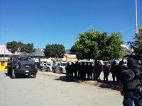 A la expectativa elementos policiacos ante bloqueos en la capital y regiones de Oaxaca
