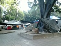 Sigue S-22 en el zócalo de la ciudad.