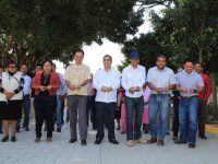 Inaugura diputado Toribio López pavimentación en Agencia Esquipulas de Xoxocotlán