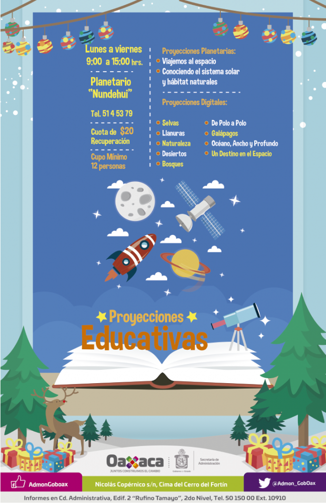 En estas vacaciones, conoce las maravillas del universo a través del Planetario Nundehui