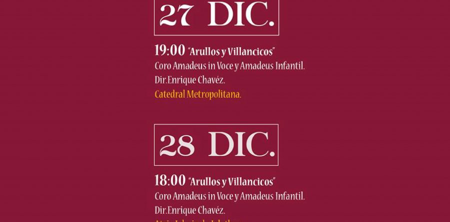 Con “Arrullos y Villancicos” culminará Festival Navideño 2017