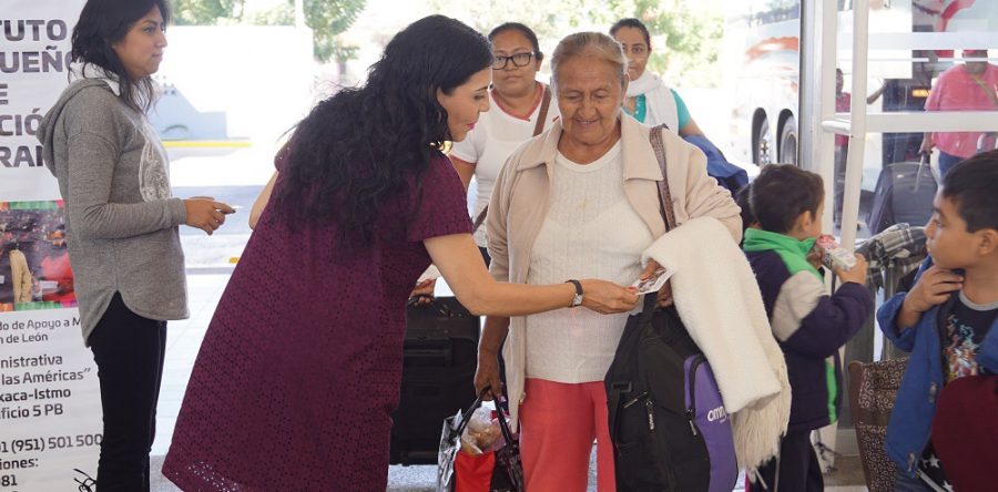 Brinda Gobierno de Oaxaca atención a connacionales durante temporada decembrina
