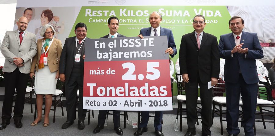 Ofrece ISSSTE bajar 2.6 toneladas de sobrepeso entre sus trabajadores