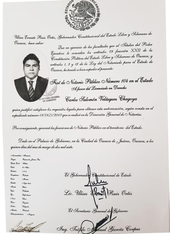 Familia de Notarios ejercen en la ilegalidad