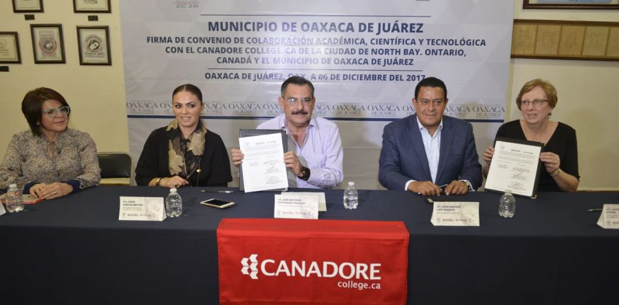 Signa edil capitalino convenio de colaboración con el Canadore College de Canadá