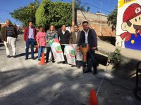 Al iniciar la construcción del colector de captación de agua pluvial, Raúl Cruz cumple una vez más con la ciudadanía.