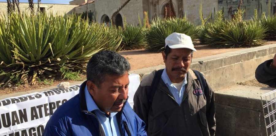 Pide justicia César Manzano quien fue desterrado de su comunidad.