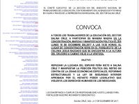 Con marcha maestros repudian visita de EPN en el Istmo