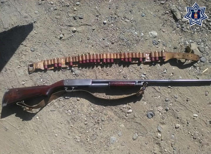 Detiene Policía Estatal a probables responsables de violación a la Ley Federal de uso de armas de fuego