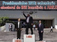 Presidenciales 2018: calendario electoral de INE beneficia a AMLO: Carlos Ramírez