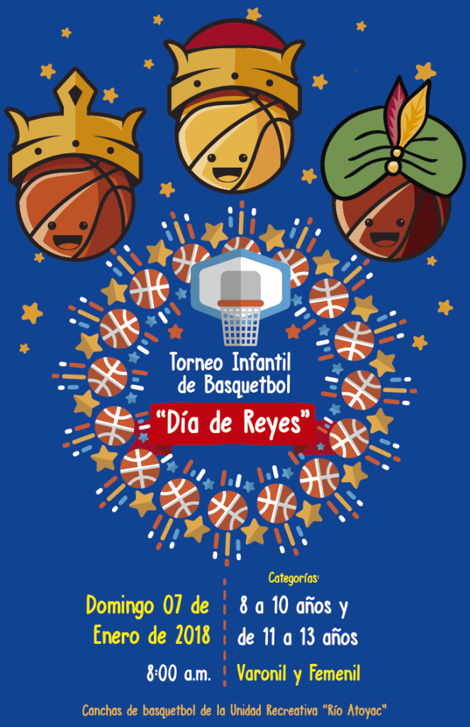 Con Torneo de Basquetbol, festejarán Día de Reyes  en la Unidad Recreativa “Río Atoyac”