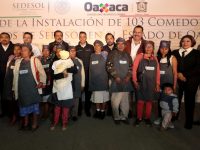 Anuncian Alejandro Murat y Eviel Pérez Magaña 103 nuevos Comedores Comunitarios en Oaxaca