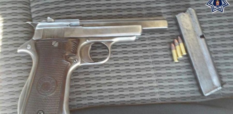Detiene Policía Estatal a probable responsable de violación a la ley federal de uso de armas de fuego