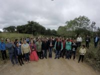 Cumple compromiso Yarith Tannos con habitantes de Guivicia, dan inicio a los trabajos del camino que conecta a esta comunidad