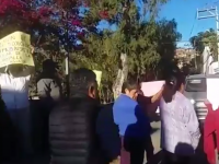 Vecinos de la Cascada con protesta denuncian imposición en los Comvives