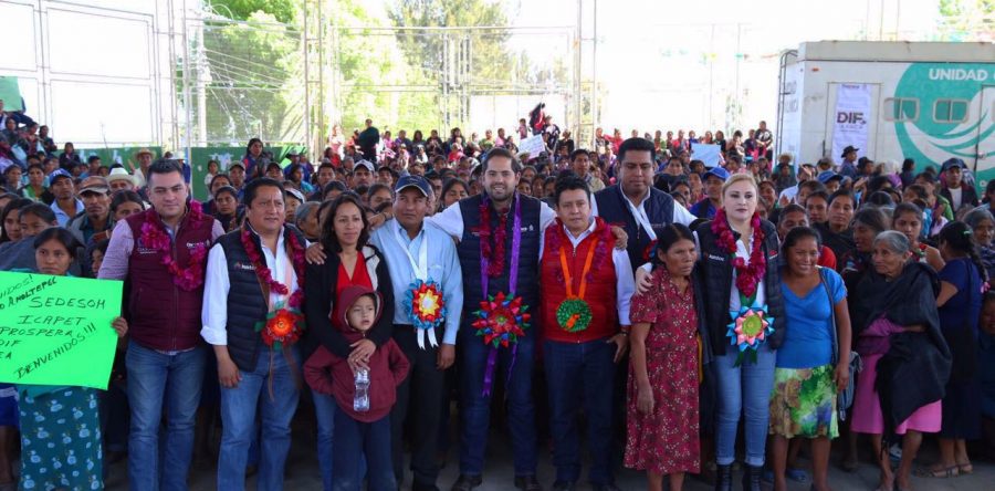 Encabeza Sedesoh Caravanas de Desarrollo en Santiago Amoltepec