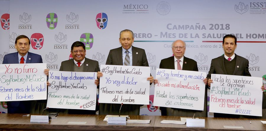 Encabeza ISSSTE la estrategia “febrero, mes de la salud del hombre 2018”