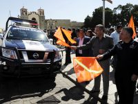 Fortalece edil capitalino, con equipo policial y vehículos, acciones de seguridad