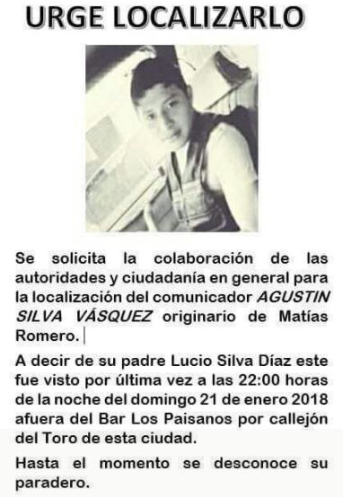 Sin rastros de reportero a más de 24 horas   de su desaparición