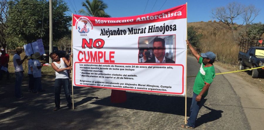 Se moviliza Antorcha Campesina en Oaxaca