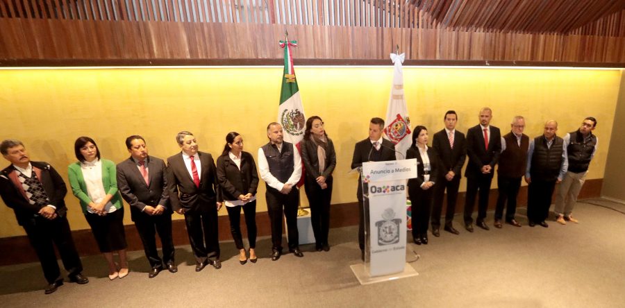 Anuncia Alejandro Murat Hinojosa cambios en el Gabinete Estatal