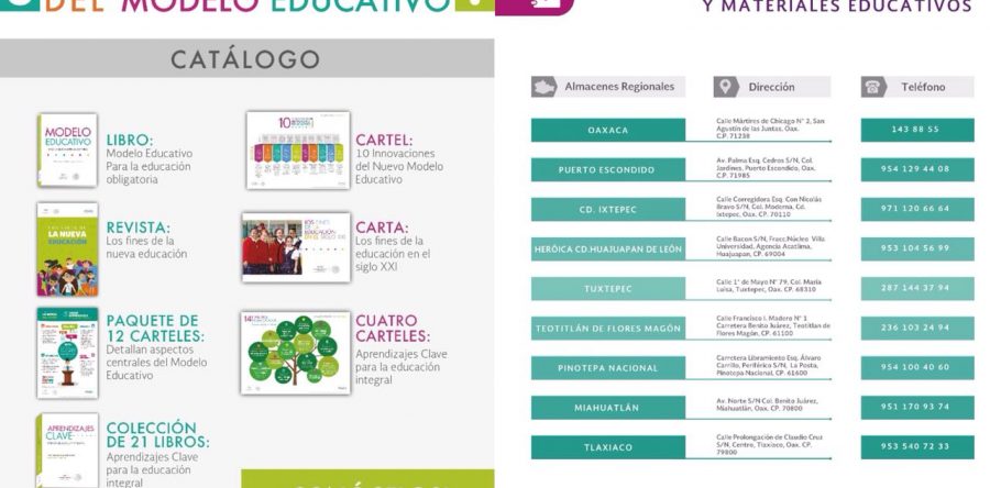 Distribuye IEEPO material didáctico del Nuevo Modelo Educativo