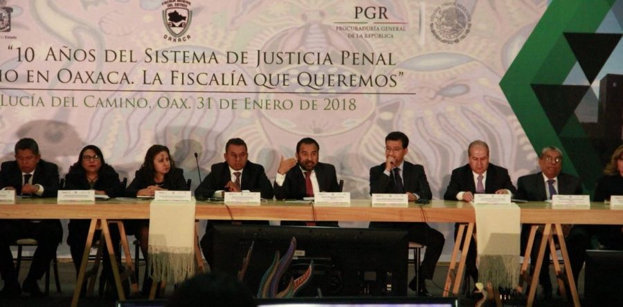 Oaxaca reúne a los grandes en materia de procuración de justicia