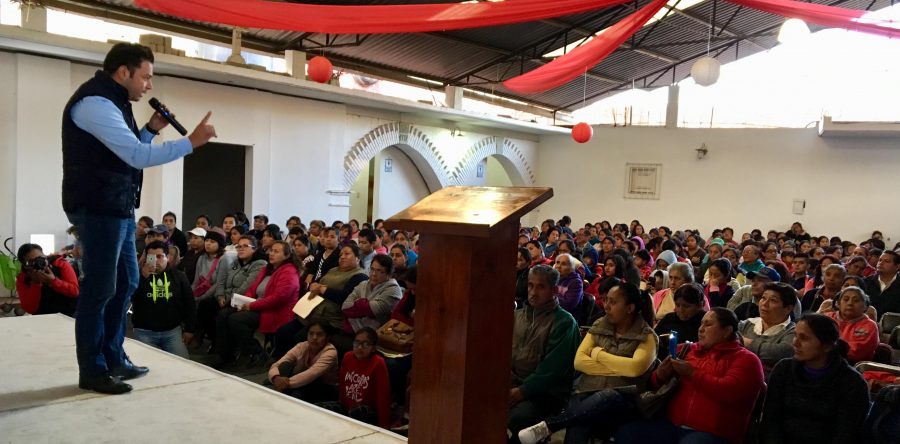 En Santa Lucía se respira desarrollo y gobernabilidad: Raúl Cruz