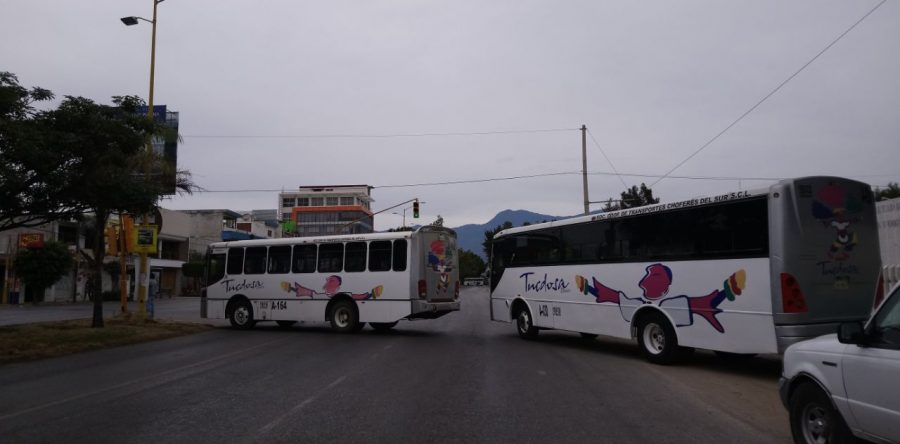 Bloquea STEUABJO avenida Universidad.