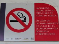 Con reformas al reglamento para el Funcionamiento de Establecimientos Comerciales se preserva salud de las y los no fumadores