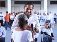 Caravanas llegan al Istmo; Bolaños Cacho Cué refrenda compromiso por el desarrollo